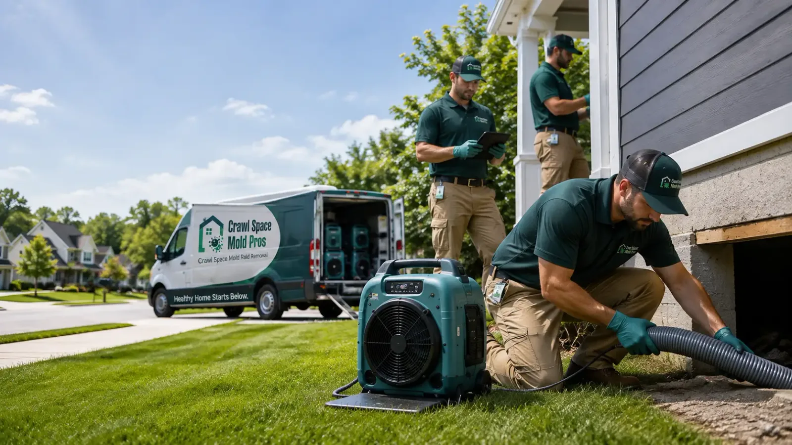 Crawl Space Mold Removal in Douglas, NE